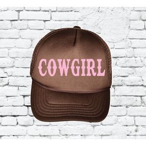 Cowgirl Custom Trucker Hat Snapback